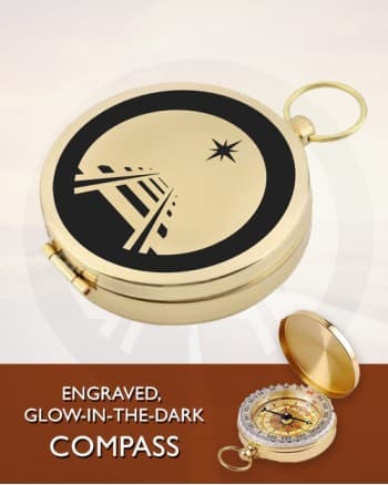 Engraved Compass